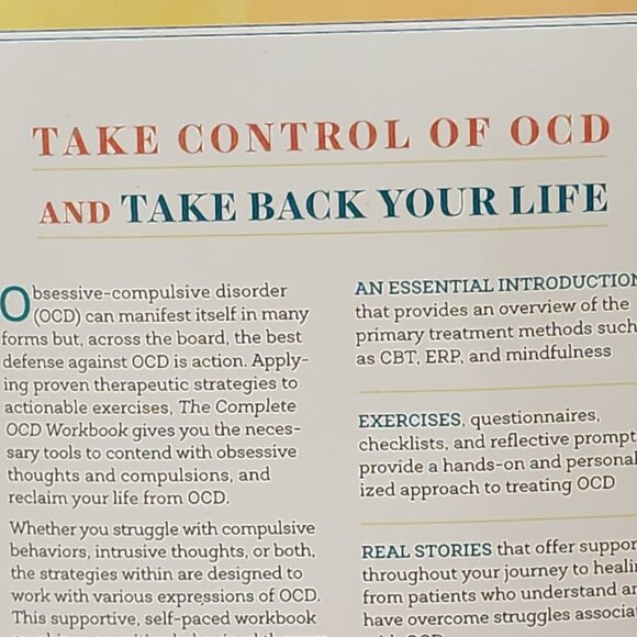 The Complete OCD Workbook A Step-By-Step Guide to Free Yourself by Scott Granet - Picture 4 of 16
